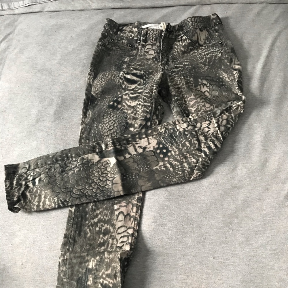 Rag & Bone Patterned Skinny Jeans